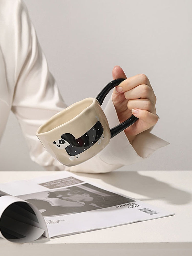 Cute Cartoon Coffee Mug Cup