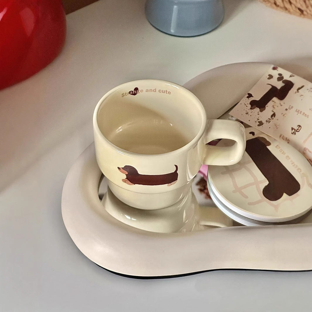 Sausage Ceramic Mug Stacked Cup