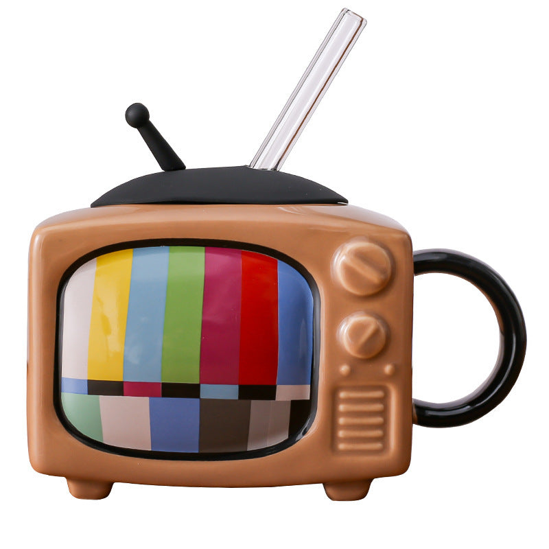 Retro TV Youth Memory Ceramic Cup