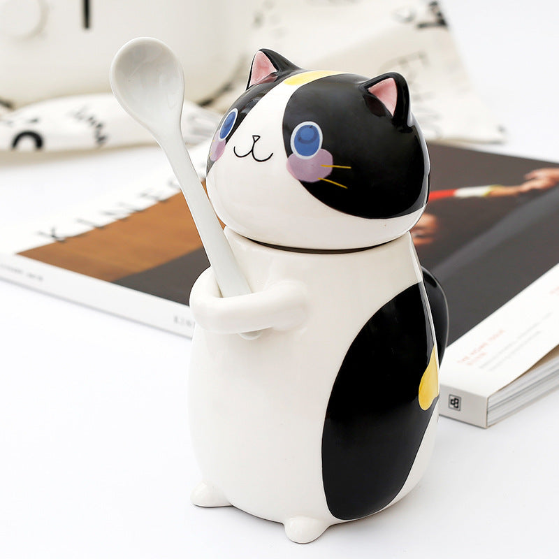 Cartoon Cute Cat Ceramic Cup