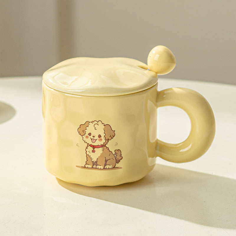 Ceramic Cute Puppy Cat Mug