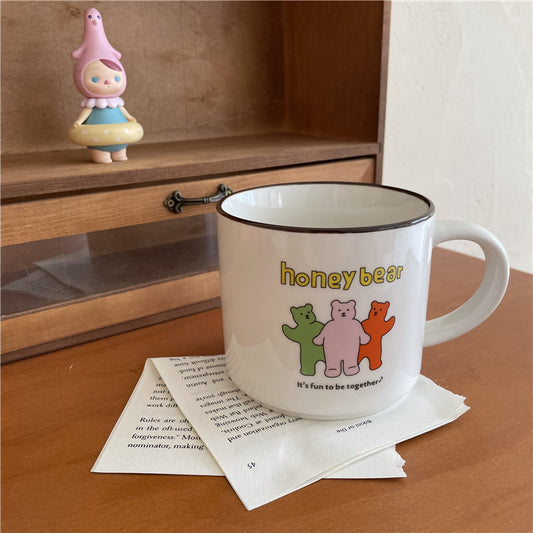 Bear Mug Coffee Cup Large Capacity