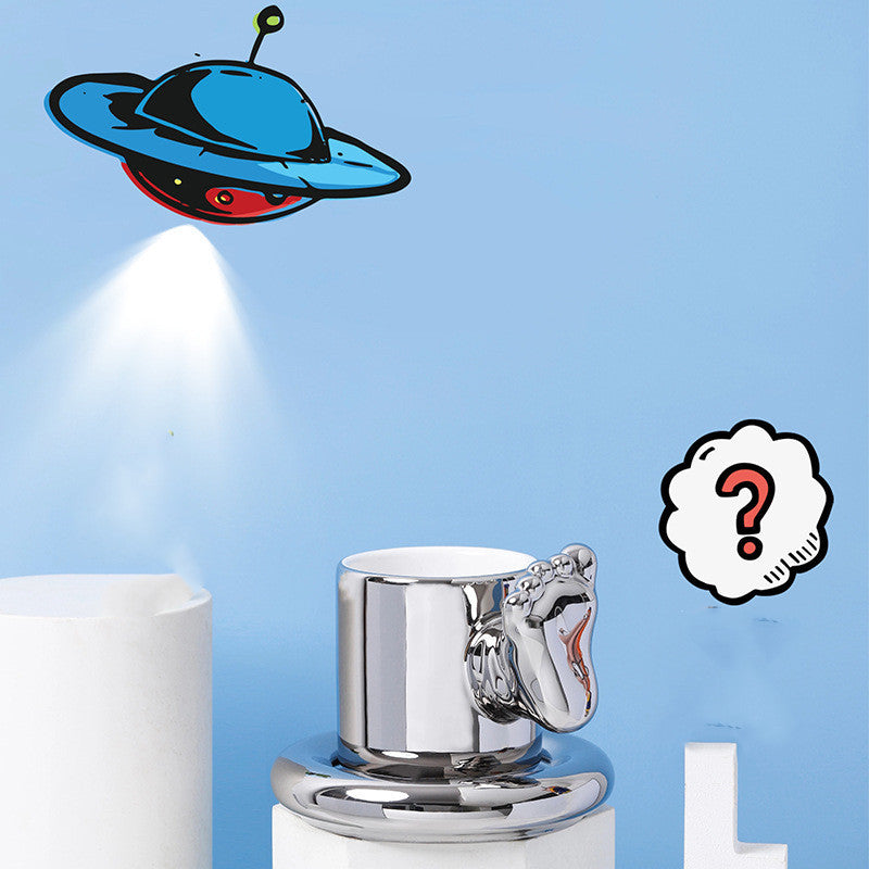 Thumbs Up Like Mug Coffee Cup Saucer