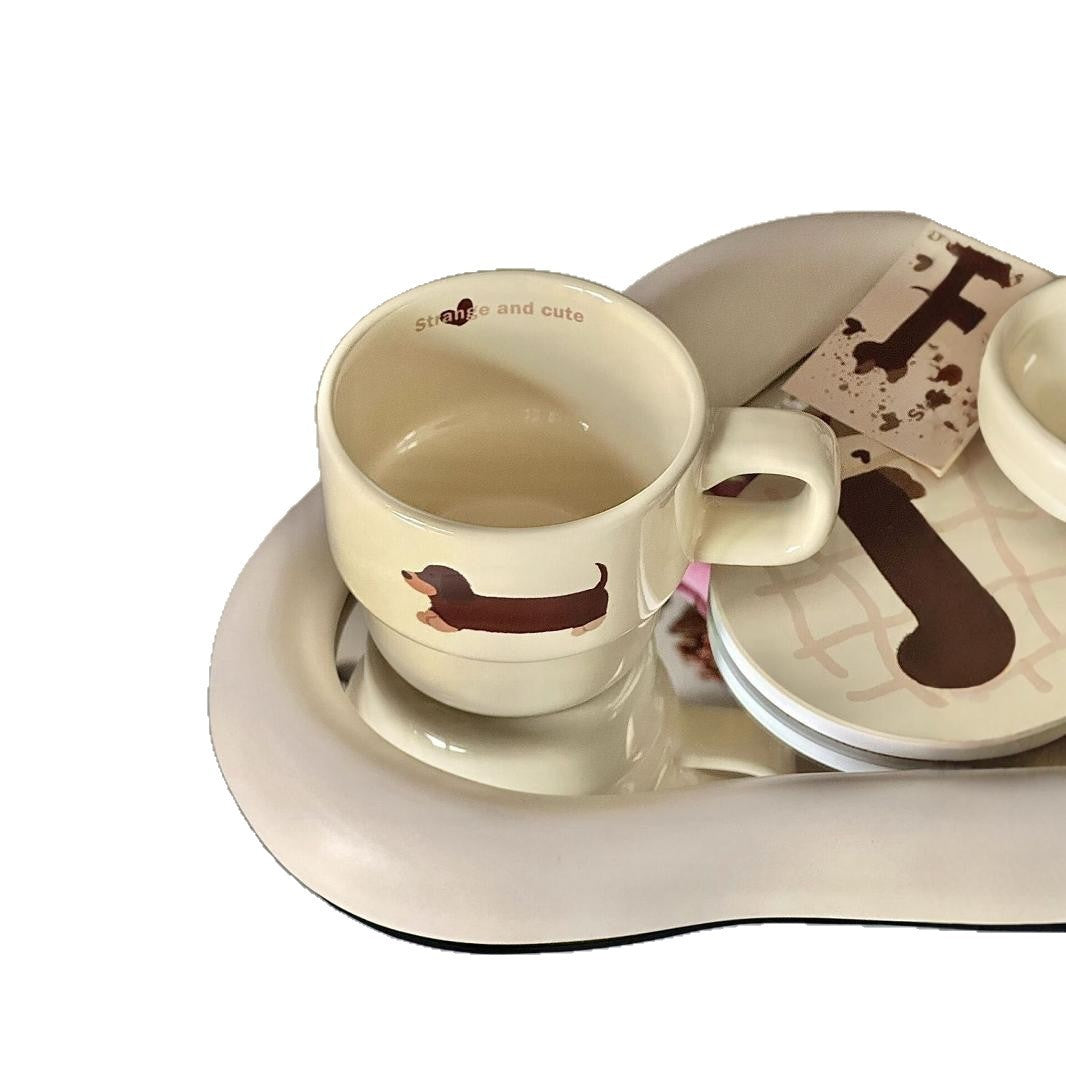 Sausage Ceramic Mug Stacked Cup