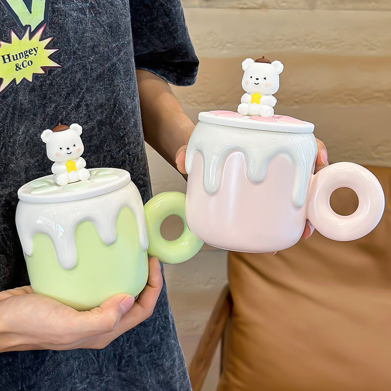 Bear-designed Ceramic Cup