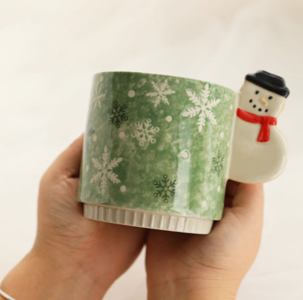 Hand-painted Xmas Ceramic Mug