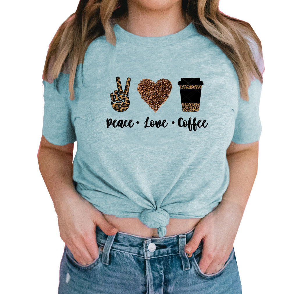 Peace Love Coffee T-shirt