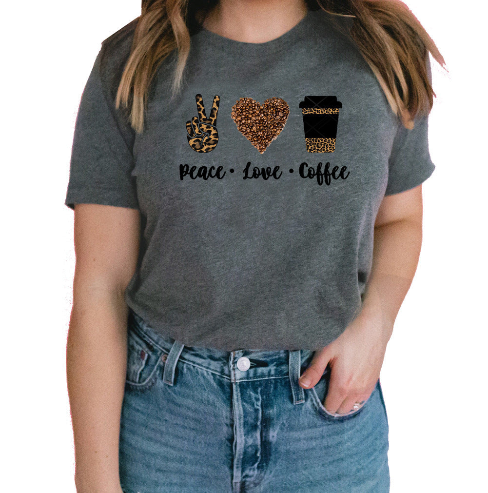 Peace Love Coffee T-shirt