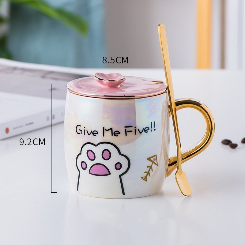 High Five Cat Mug