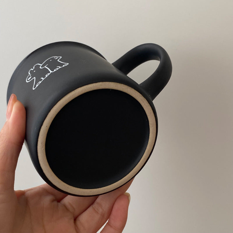 Frosted Small Cup Puppy Mug