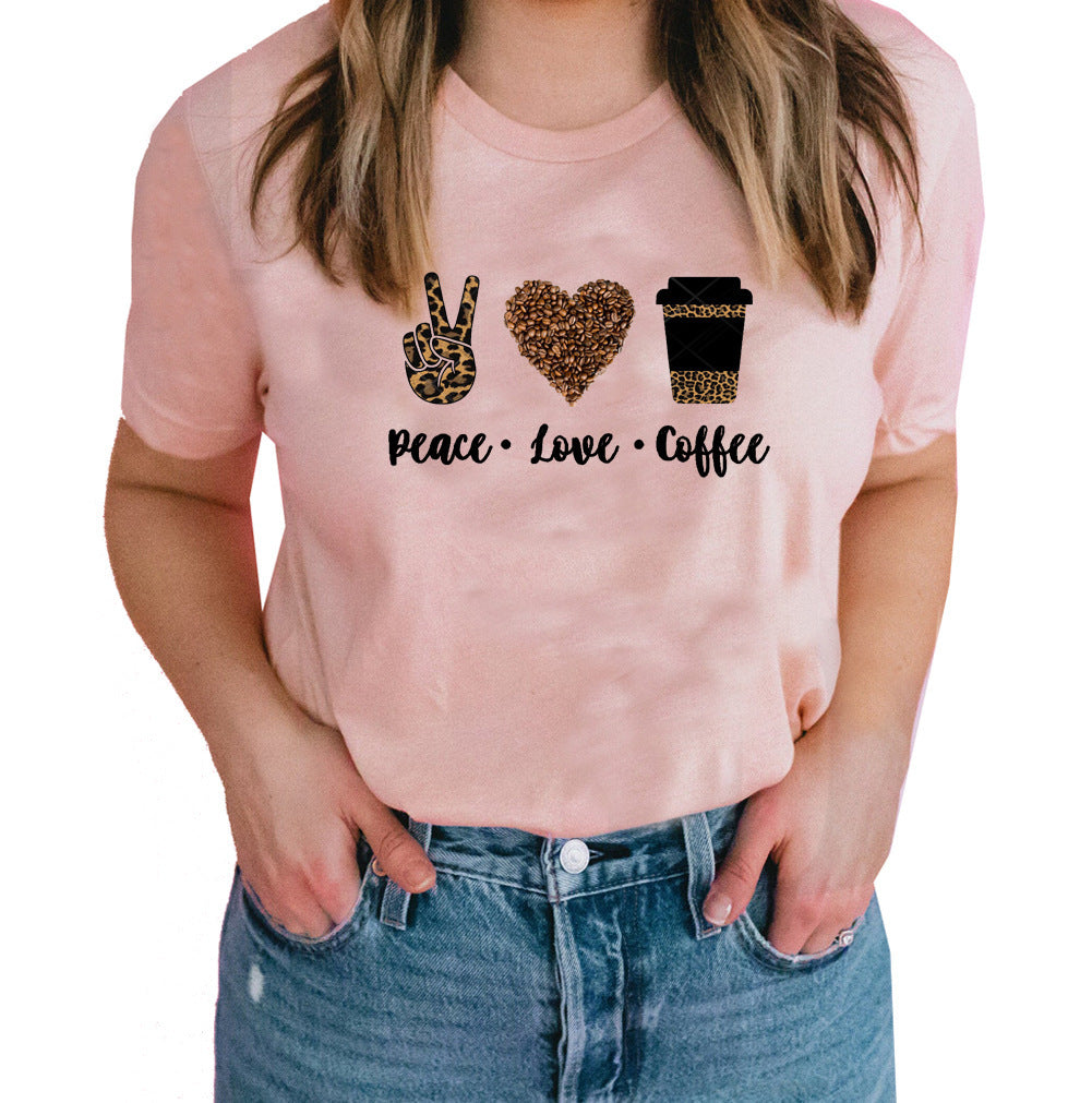 Peace Love Coffee T-shirt