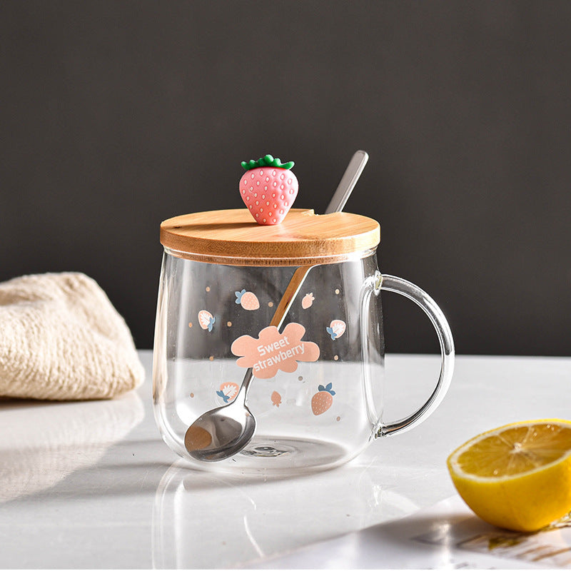 Transparent Breakfast Coffee Cup