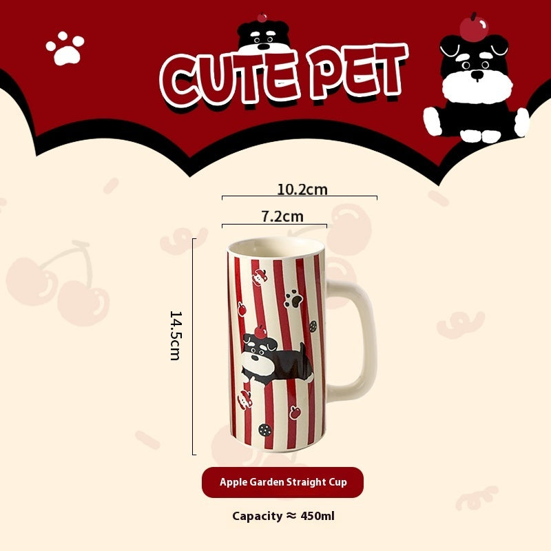 Ceramic Pet Dog Mug Household Drinking