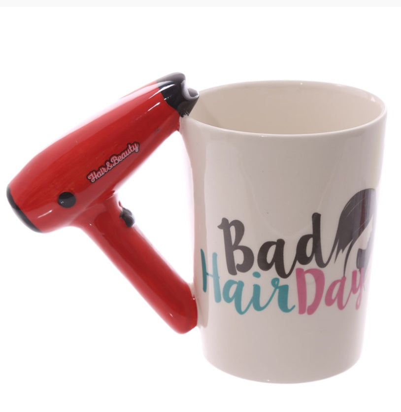 Creative Ceramic Hair Dryer Mug