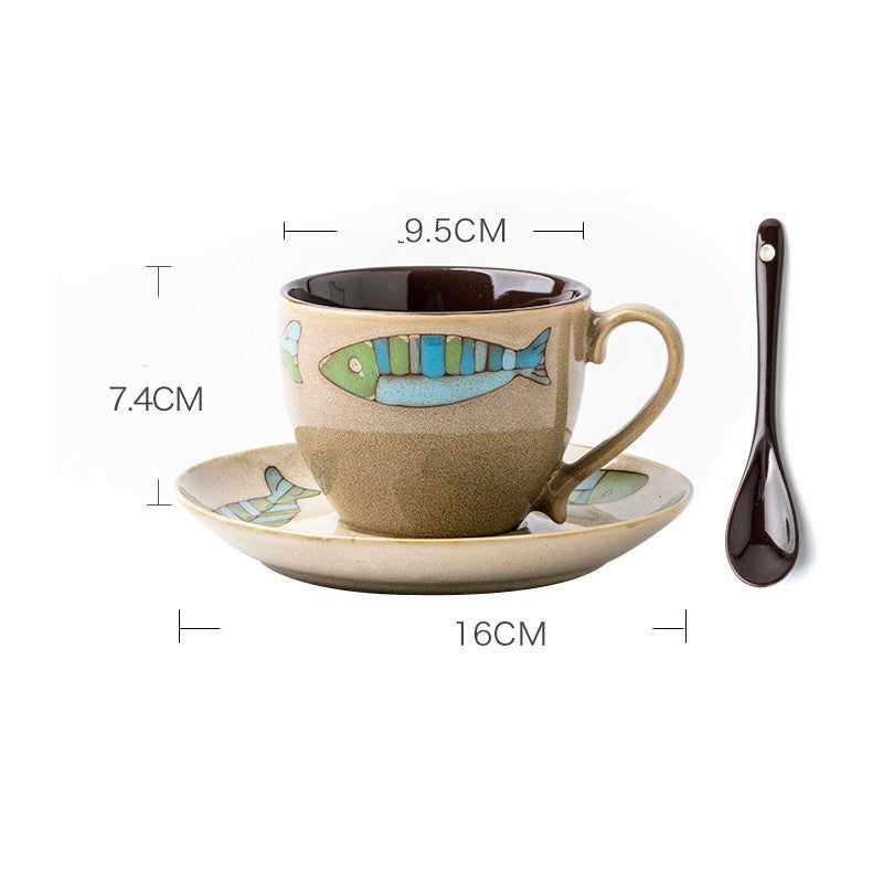 Ceramic Coffee Cup Fish