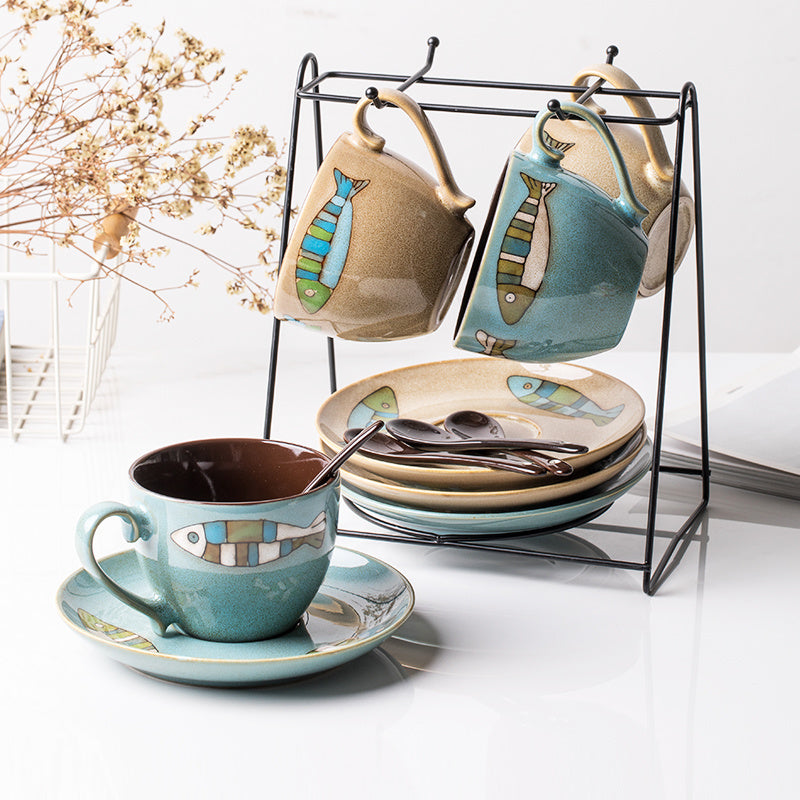 Ceramic Coffee Cup Fish