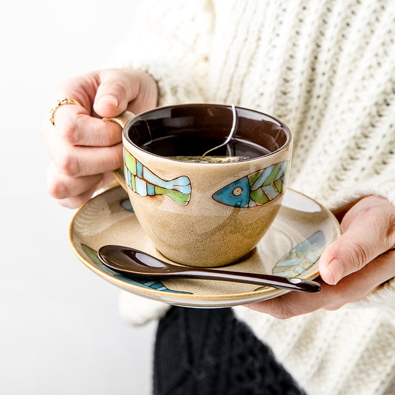 Ceramic Coffee Cup Fish
