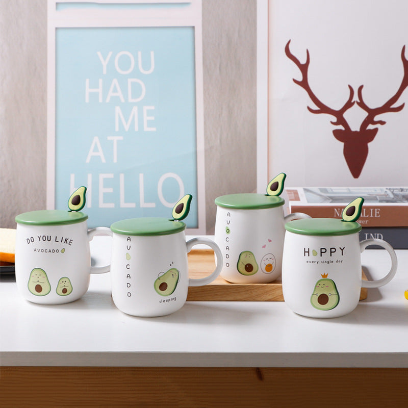 Ceramic Avocado Mug