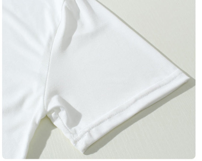 Woman Fashion Short-Sleeved Letter T-shirt