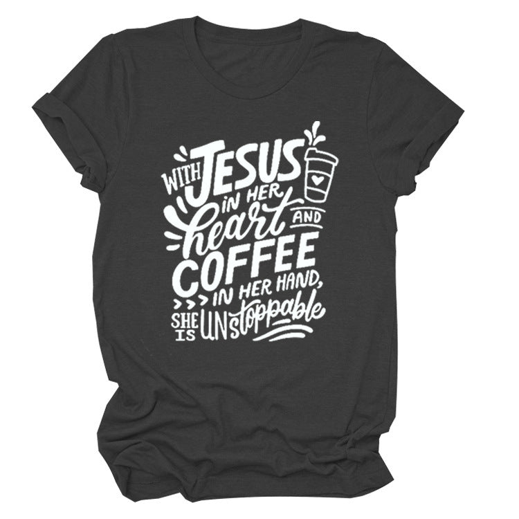 Fashion Coffee  Short Sleeve T-shirt