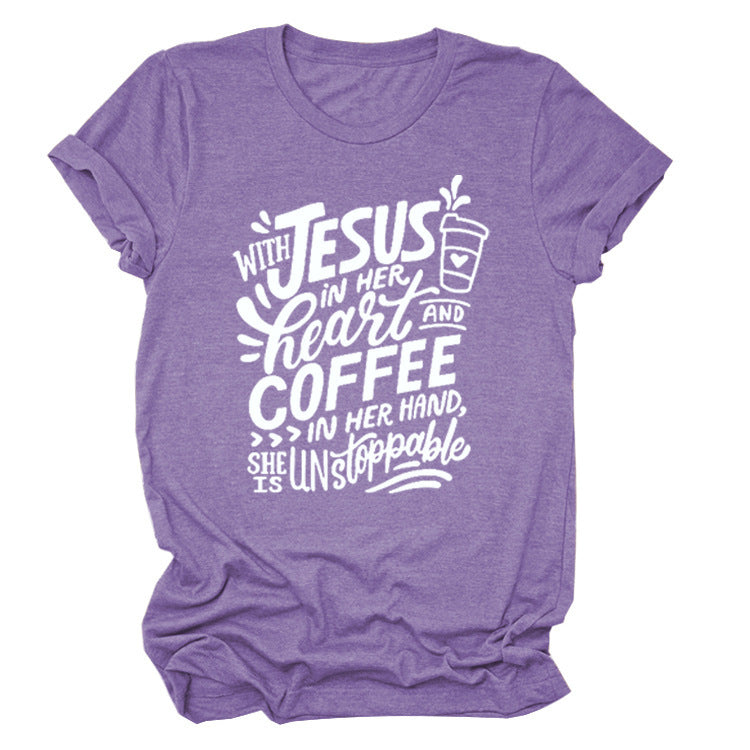 Fashion Coffee  Short Sleeve T-shirt