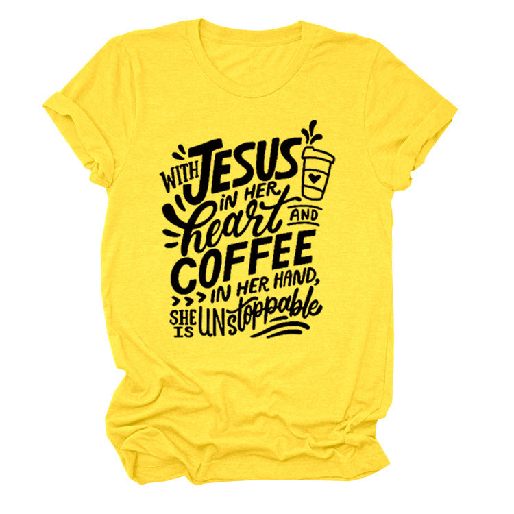 Fashion Coffee  Short Sleeve T-shirt