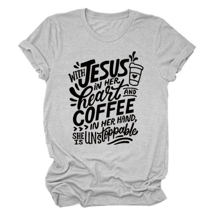 Fashion Coffee  Short Sleeve T-shirt
