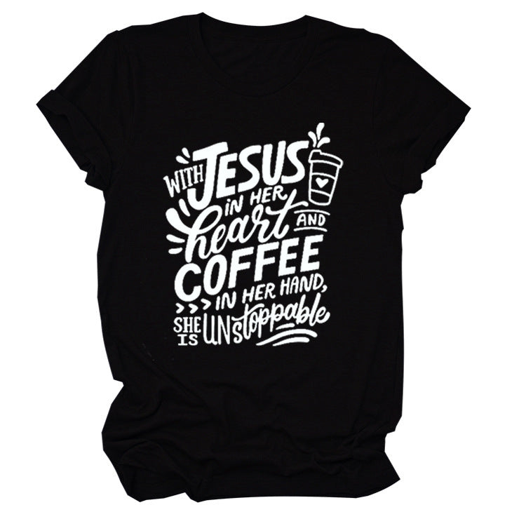 Fashion Coffee  Short Sleeve T-shirt