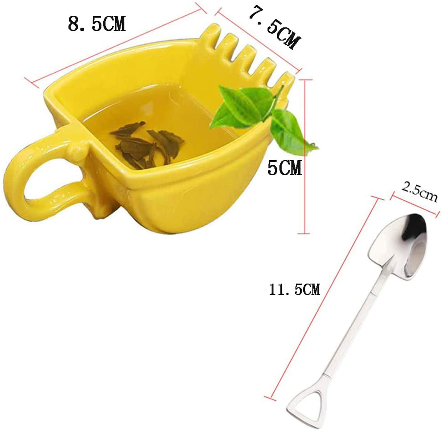 Funny Excavator Coffee Cup