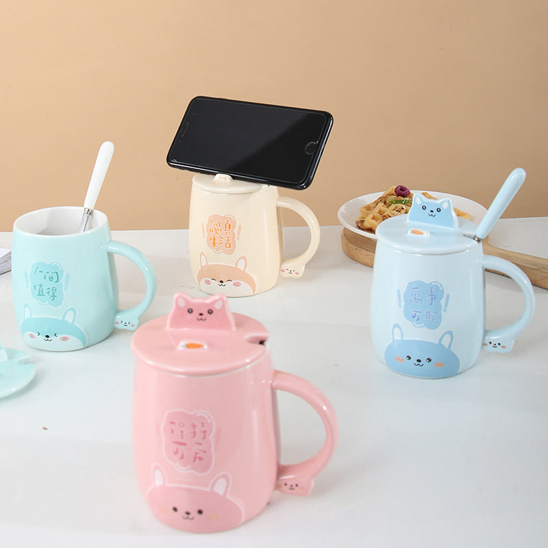 Shiba Inu Phone Holder Dog Mug