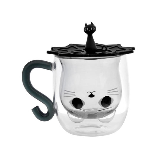 Borosilicate Glass Paw Cat Cup