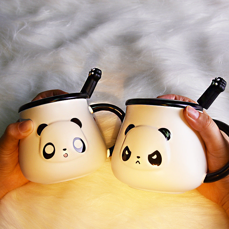 Large Capacity Panda Ceramic Mug