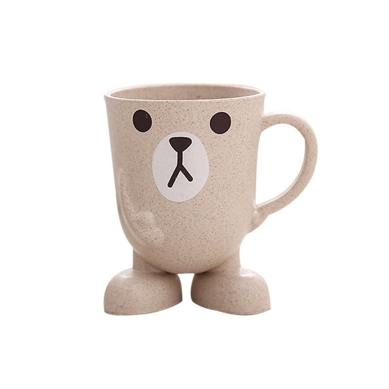 Cartoon Cute Child Brushing Cup And Mouthwash Cup