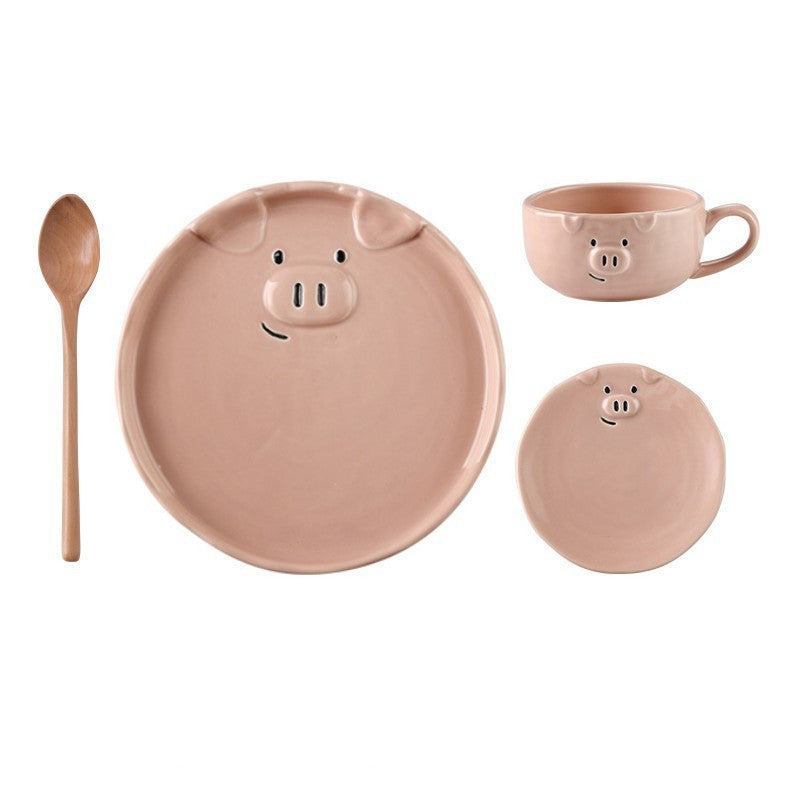 Ceramic Pig Mug Cartoon