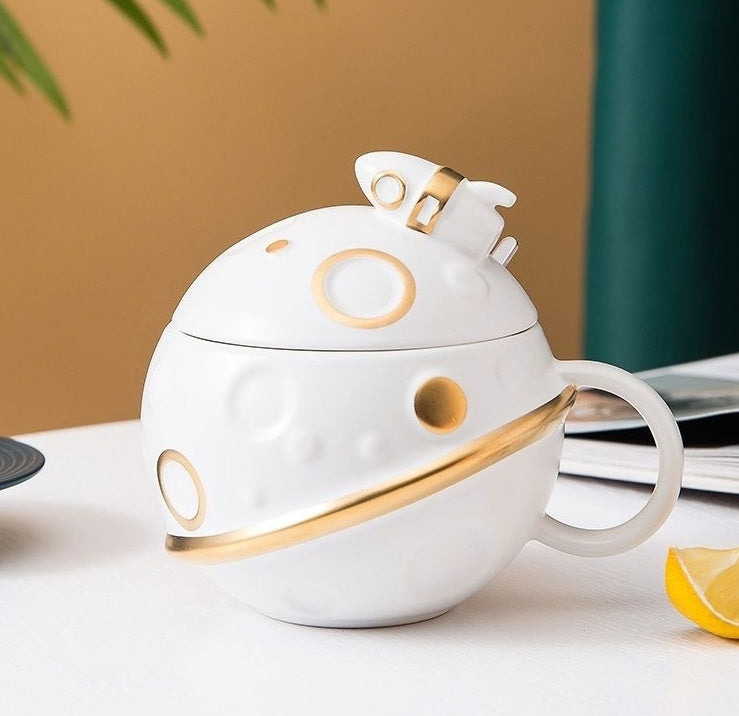 Fashion Ceramic Star Mug Astronaut Spaceship