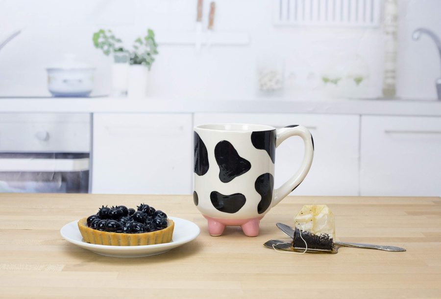 Cute Cow Pattern Ceramic Cup