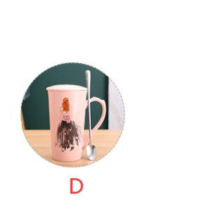 Large capacity mug ceramic cup