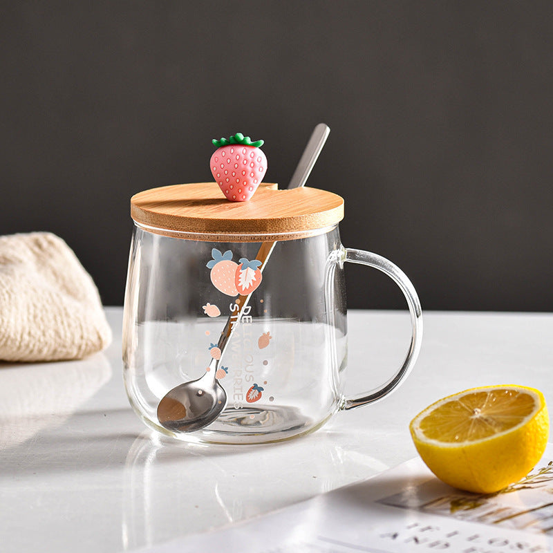 Transparent Breakfast Coffee Cup