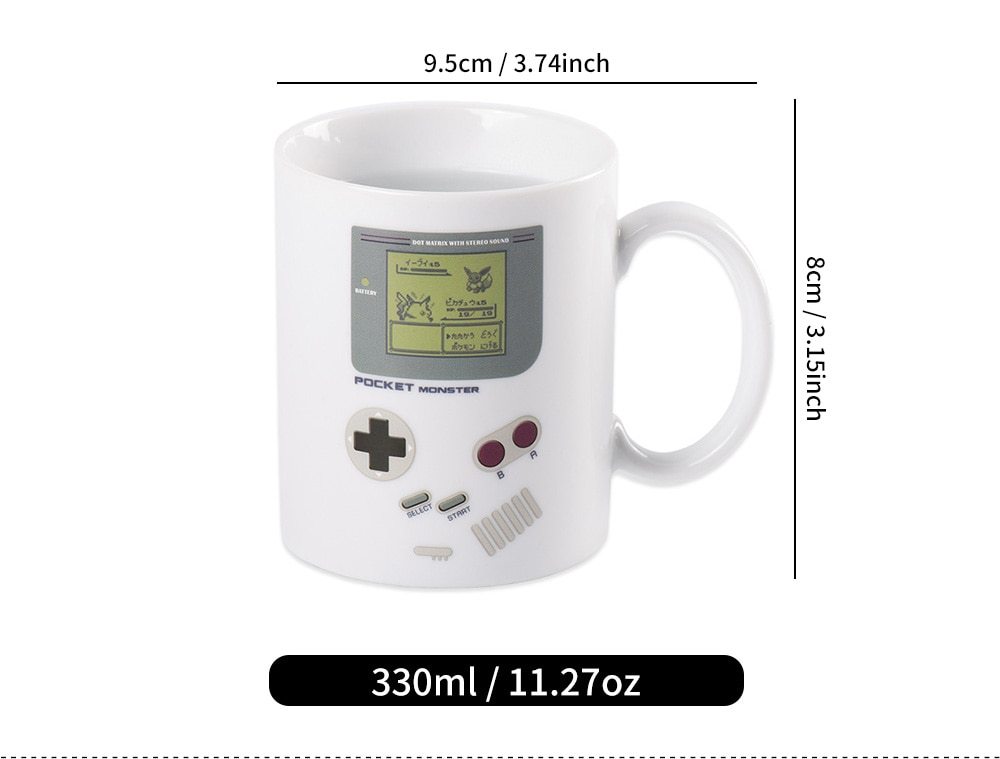 Color Changing Game Boy Nintendo Mug