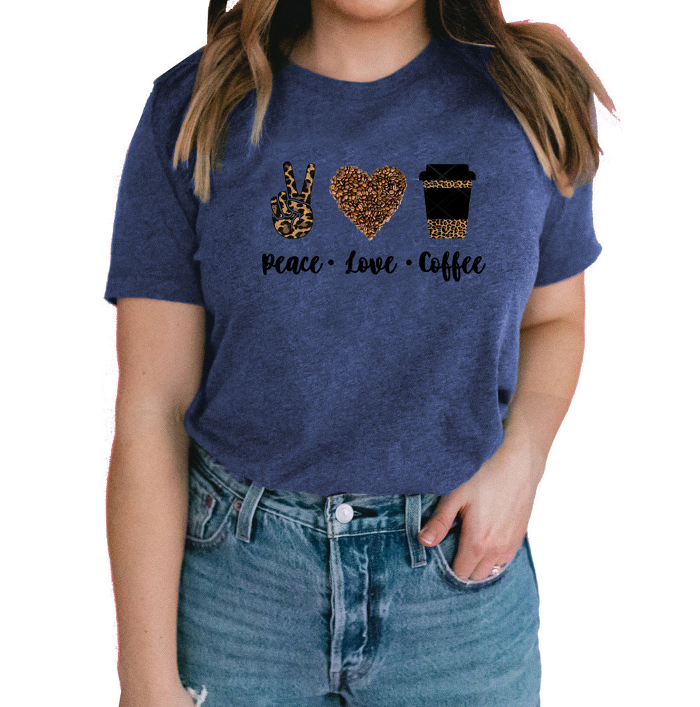 Peace Love Coffee T-shirt
