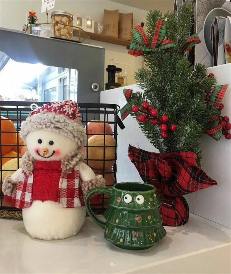 Christmas Tree Mug Ceramics Cup