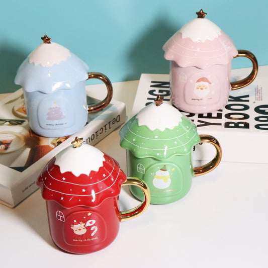 Ceramic Christmas Gift Large Capacity Mug