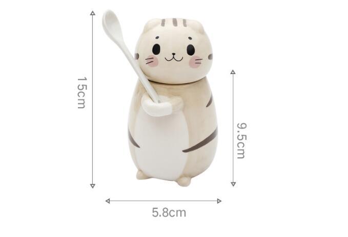 Cute Cat Ceramics Coffee Mug