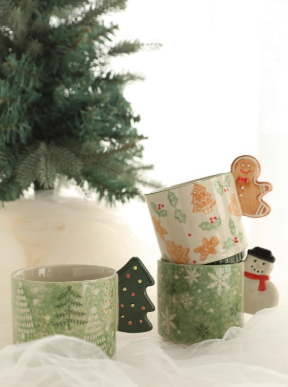 Hand-painted Xmas Ceramic Mug
