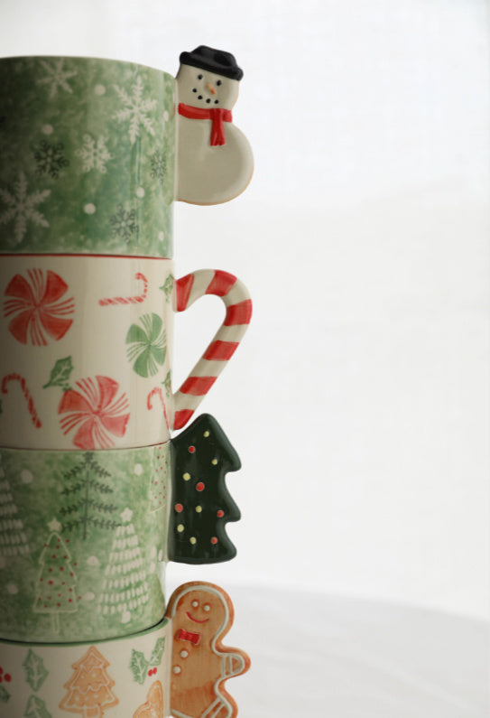 Hand-painted Xmas Ceramic Mug