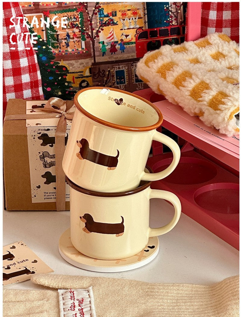 Cute Sausage Puppy Dog Mug