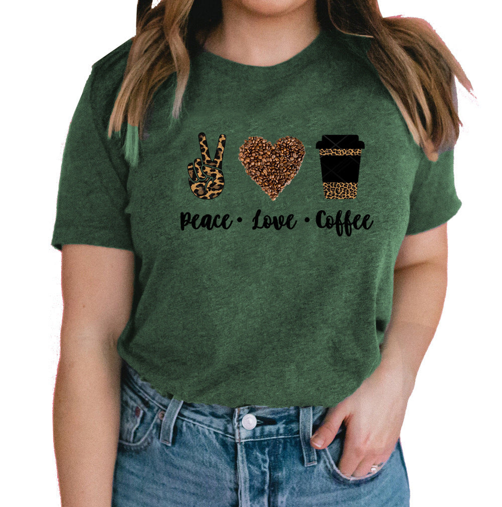 Peace Love Coffee T-shirt