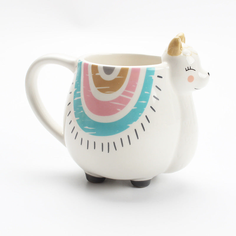 Ceramic Mug Alpaca Shaped