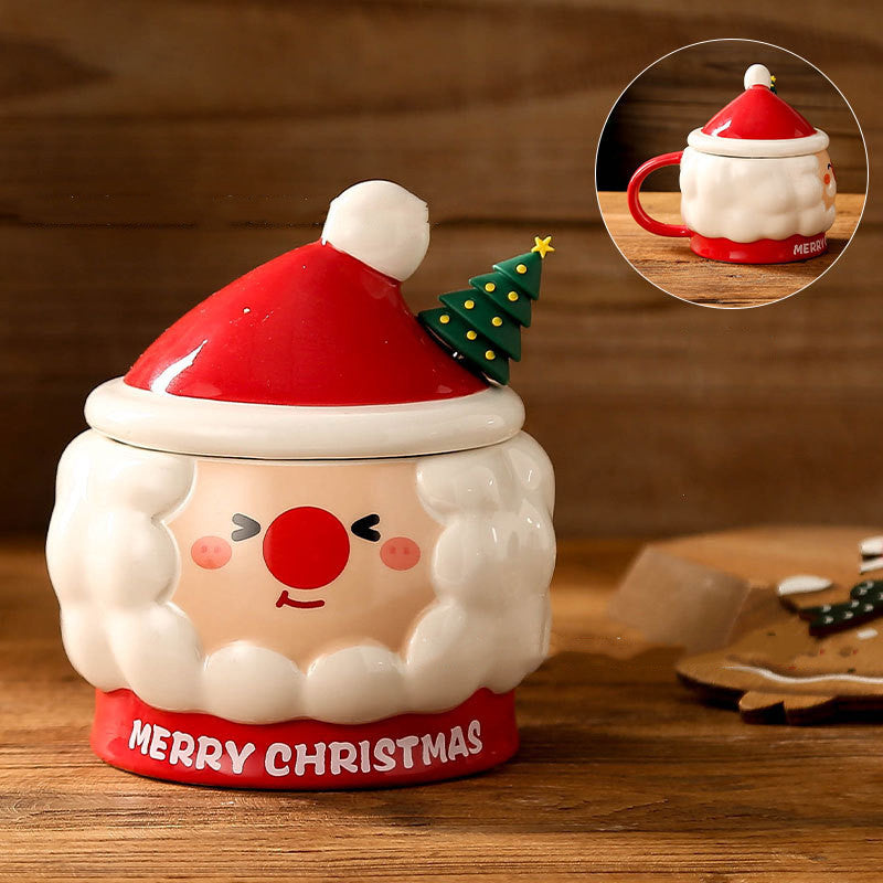 Christmas Ceramic Cup Festive Style