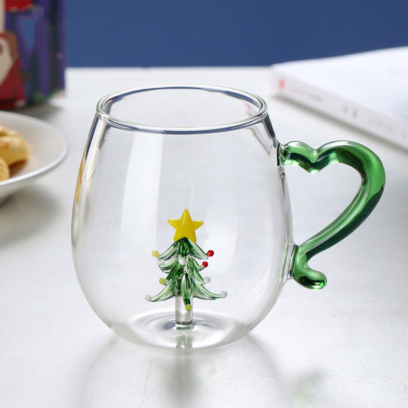 Creative Christmas  Glass Cup